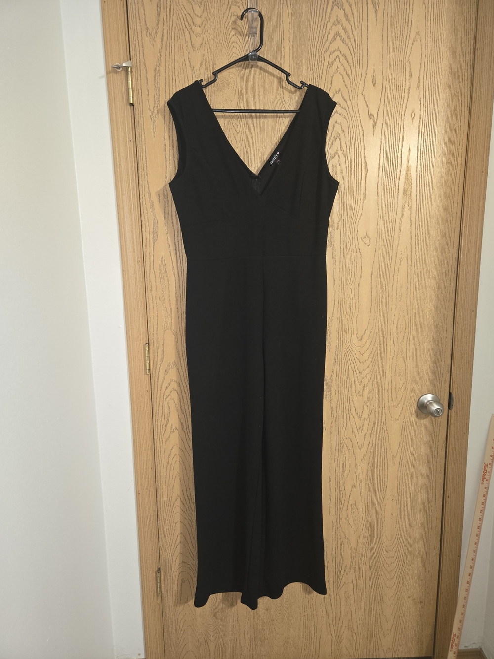 Justify Black V-Neck Sleeveless Jumpsuit